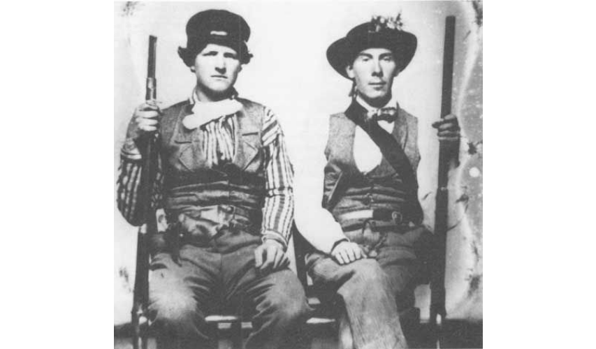 Members of the Missouri State Guard, 1861. Image courtesy of the National Park Service.