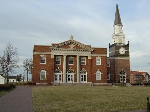 Jewell Hall on the campus of William Jewell College, where the Union Army buried soldiers who fell in the Battle of Liberty. Credit: Jacob Hicks