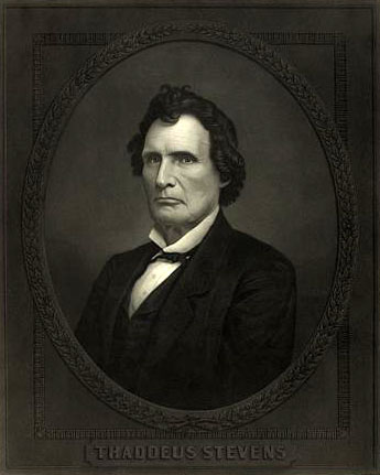 Representative Thaddeus Stevens introduced the Habeas Corpus Suspension Act in December 1862. Image courtesy of the Library of Congress.