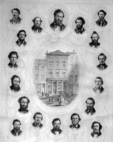 Free Staters elected to the Kansas Territorial Legislature on October 5, 1857. Courtesy of the Kansas Historical Society.