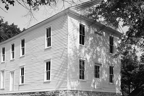 Constitution Hall, site of the Lecompton Constitutional Convention. It was built in 1856 and restored in 1991. Photograph courtesy of the Library of Congress.