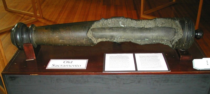 The "Old Sacramento" cannon. Courtesy of the Watkins Museum of History in Lawrence, Kansas.