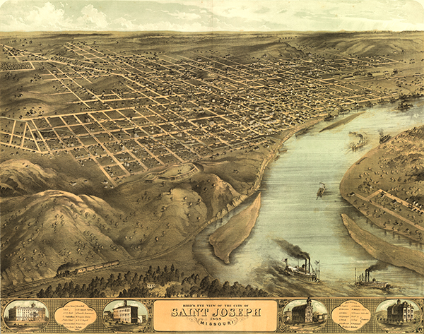 St. Joseph, Missouri. Courtesy of the Library of Congress.