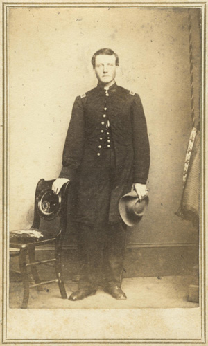Unidentified member of the Eleventh Kansas Volunteer Cavalry. Image courtesy of the Kansas Historical Society.