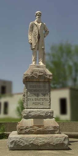 Memorial to John Brown at Quindaro Townsite in Kansas City, Kansas. Courtesy of J.D. Redding.