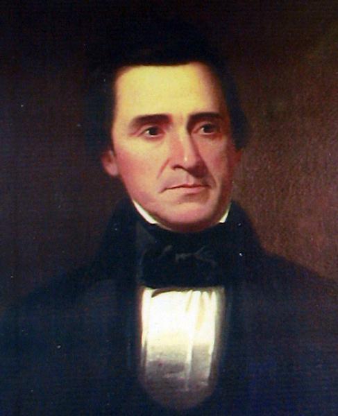 Portrait of David Rice Atchison painted by Missouri artist George Caleb Bingham. Wikimedia Commons image.