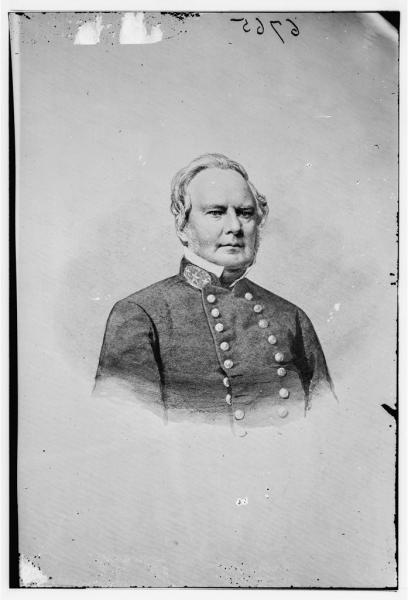 Major General Sterling Price led the largest Confederate cavalry raid of the war. Courtesy of the Library of Congress.