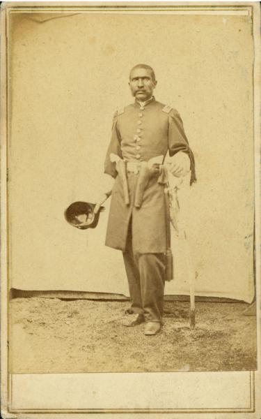 William Matthews, Captain of the First Kansas Colored Volunteers. Image courtesy of the Kansas Historical Society.