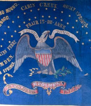 Battle flag of the 1st Kansas Colored Infantry