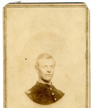 Postcard with portrait of Graham