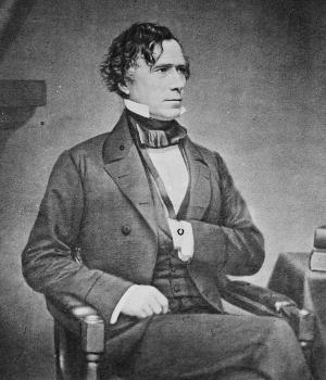 President Franklin Pierce, Seated, with Left Hand Inside Vest