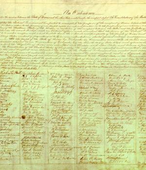 Page of a handwritten ordinance