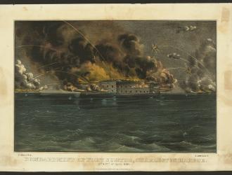 Confederate attack on Fort Sumter