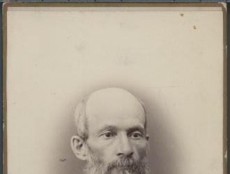 Portrait of Franklin G. Adams, the election judge who presided over the 1858 vote on the Lecompton Constitution.