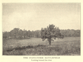 Photograph of the field that was the site of the Battle of Osawatomie