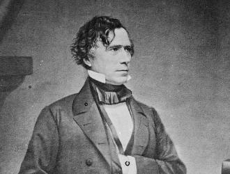 President Franklin Pierce, Seated, with Left Hand Inside Vest