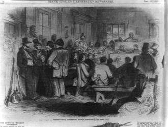 Illustration of the Topeka Constitutional Convention