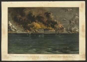 Confederate attack on Fort Sumter